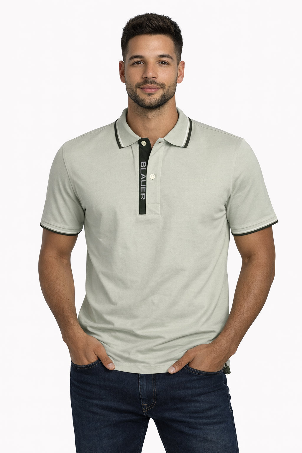 Blauer Polo Uomo Parkson 26SBLUTt02295 006801 60I Pistacchio