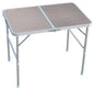 Folding aluminum table in MDF 90x60x70/40h
