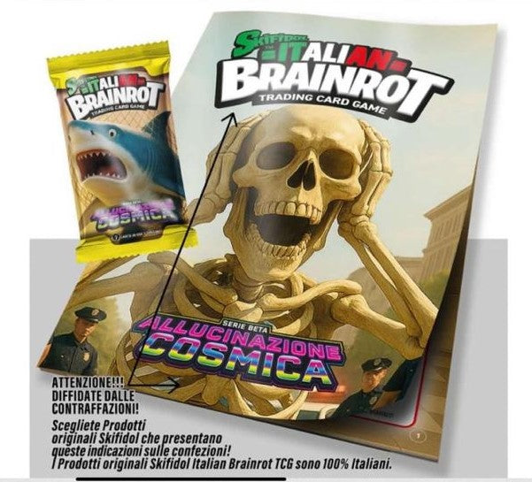 Album-Sammelmappe Skifidol Brainrot Kosmische Halluzination TCG Ita Neu