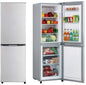 AKAI DOUBLE DOOR REFRIGERATOR FREEZER AKFR200 WHITE FRIDGE FREEZER A+