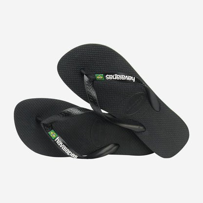 Havaianas ciabatta infradito unisex da adulto H. Brasil Logo FC 4.110.850 1069 black