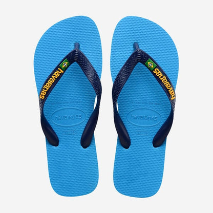 Havaianas ciabatta infradito unisex da adulto H. Brasil Logo FC 4.110.850 6946 turquoise
