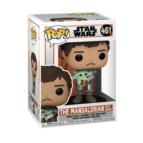 Funko Pop Star Wars – The Mandalorian mit Grogu (461) Vinyl-Actionfigur
