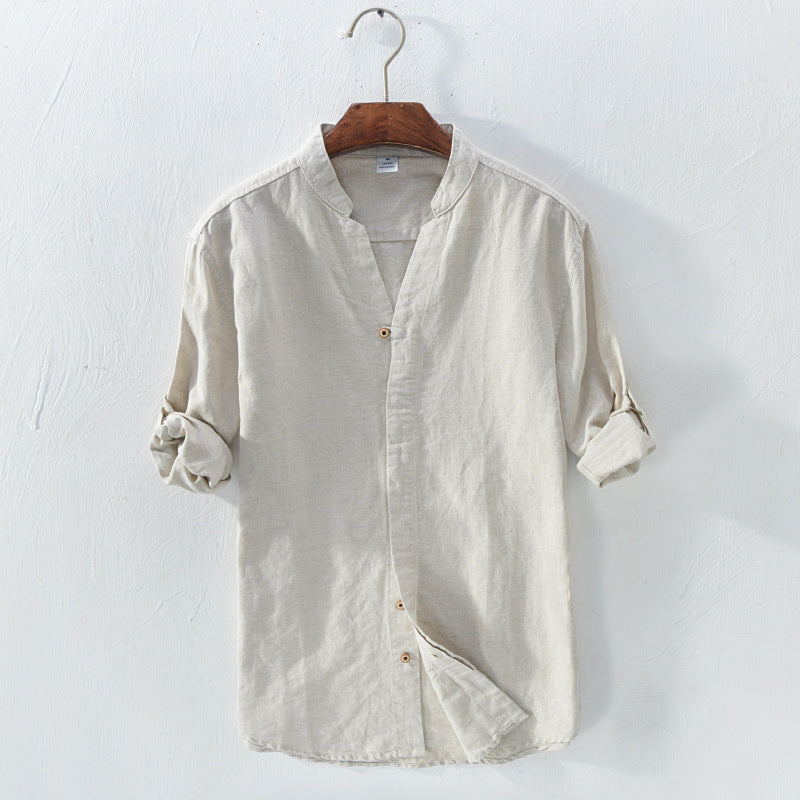 Leinenhemd im Korea-Stil – Old Money®