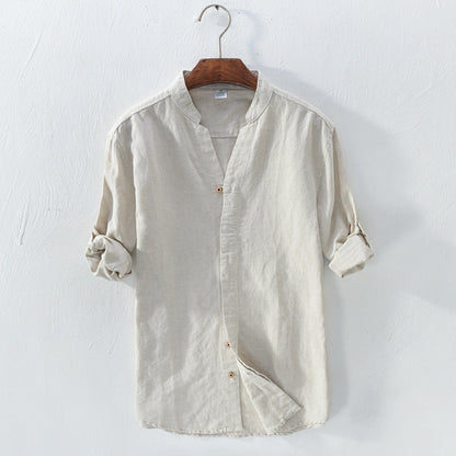 Leinenhemd im Korea-Stil – Old Money®