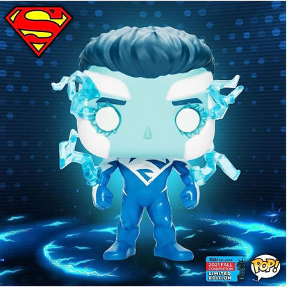 Funko Pop! DC Heroes (419) Superman (Blau) 2021 Fall Convention Limited Edition