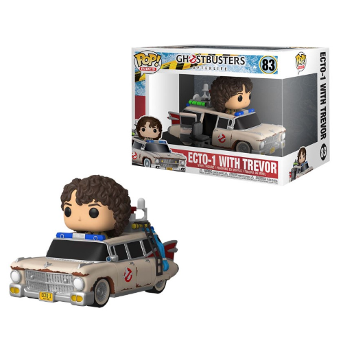 Funko Pop Ghostbusters Afterlife 83 Ecto-1 With Trevor 18Cm Vinyl Figure W.B.