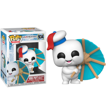 Funko Pop! Movies – Ghostbusters Afterlife (934) Mini Puft mit Cocktail-Schirmchen