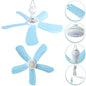 Ventilatore A Soffitto 15W 5 Pale Vento Freddo Gancio Appendere Per Caldo Estate