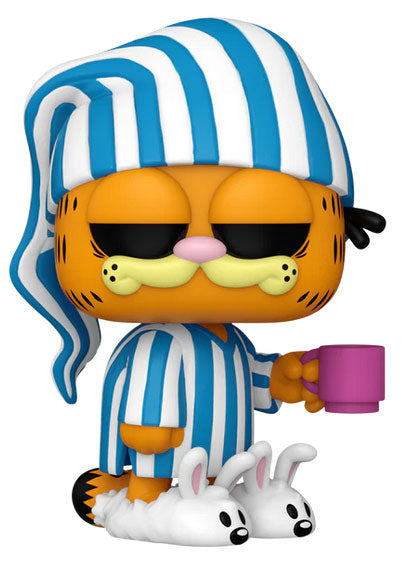 Funko Pop ! Comics Garfield - (41) Garfield W/ Mug Vinyl Figure 9Cm W / Tazza