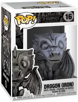Funko Pop! Game Of Thrones - Drogon Iron (16) Thron aus Vinyl Schwarzer Drache