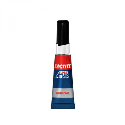 24pz LOCTITE SUPER ATTAK ORIGINAL 3gr ESPOSITORE COLLA VERSATILE MULTIUSO ATTACK