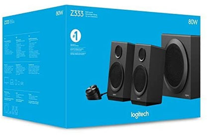 Logitech Z333 2.1 Multimedia-Lautsprecher Subwoofer PC TV Smartphone PS4 Xbox