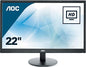 AOC MONITOR 22HBI LCD 21.5" IPS LED FHD 1920 x 1080 VGA HDMI BLACK 1080p