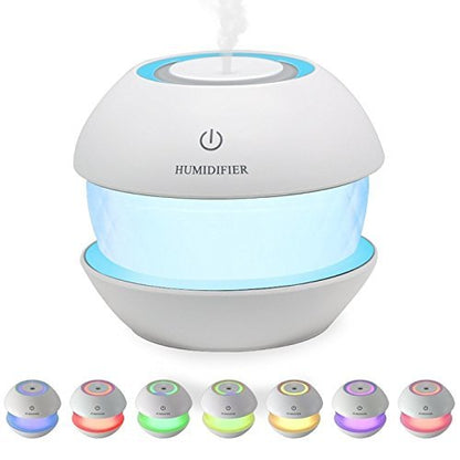 Lampada Diffusore Umidificatore Aromi Aromaterapia Profumo Auto Cromoterapia Led