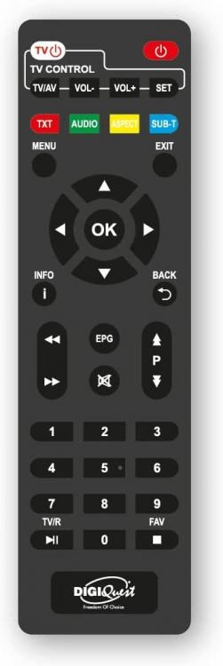 DIGIQUEST DVB-T2 HDMI USB TV FULL HD MINI DVB-T-Receiver
