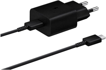 Samsung Ep-T1510X Caricabatteria Originale Caricatore 15W Usb-C Con Cavo (Nero)