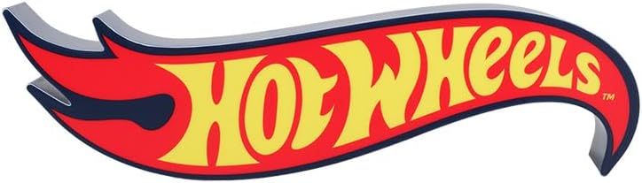 Paladone Hot Wheels Logo Light Tischlampe Wandleuchte Autos Machine