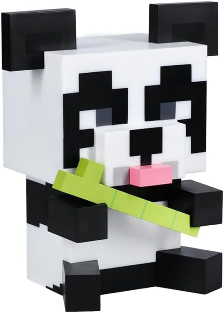 Paladone Lampada Minecraft Panda - Lampada Luce Led Notturna A Batterie AAA