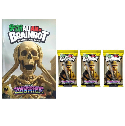 Album Raccoglitore + 3 Buste Skifidol Brainrot Allucinazione Cosmica TCG Ita