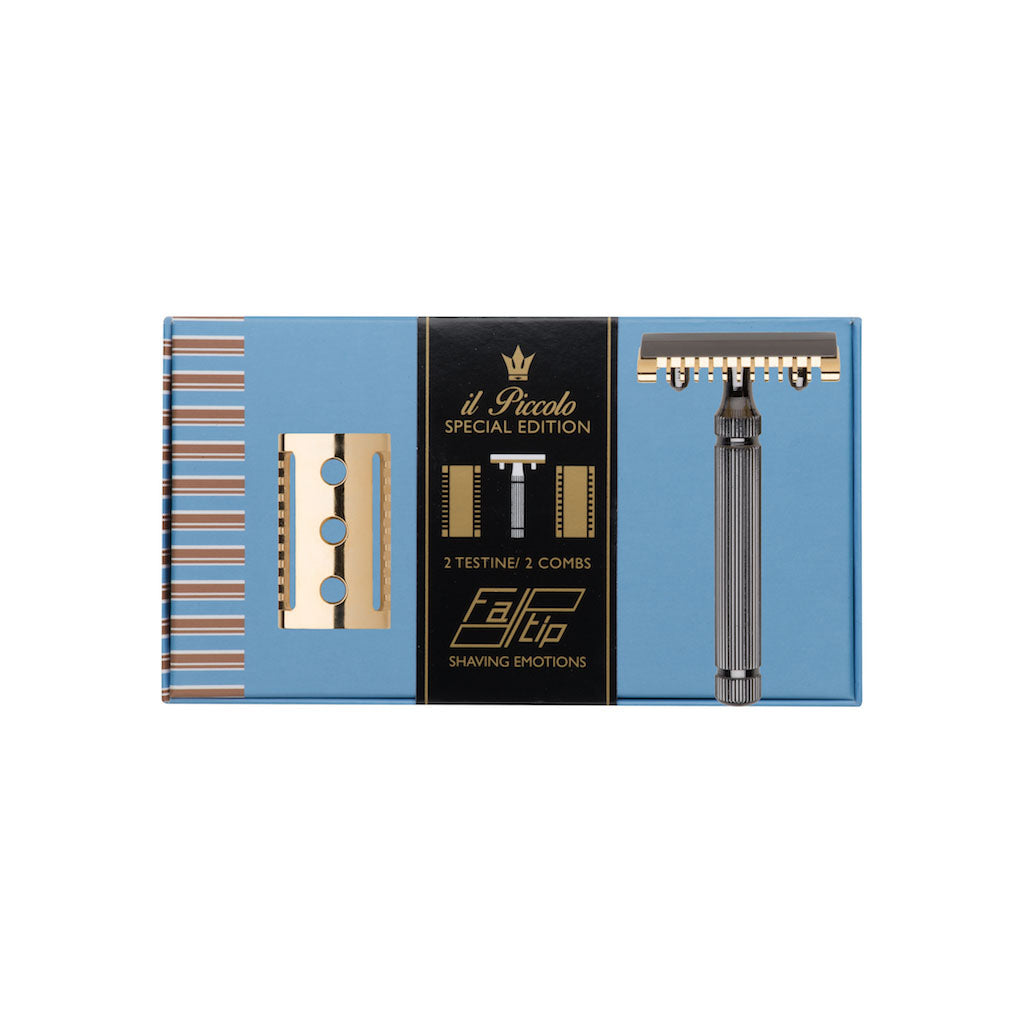 Fatip Rasierhobel Special Edition Kurzer Griff Doppelter Kopf Art.42121