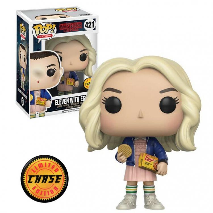Funko Pop Stranger Things – Eleven mit Eggos 421 (Chase) Vinylfigur Limitiert