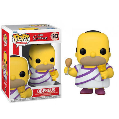 Funko Pop Die Simpsons 1203 Obeseus Homer Simpson Vinyl Figur Fox Disney+