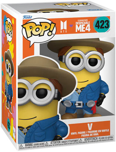 Funko Pop! Movies Ich - Einfach unverbesserlich 4 X Bts (423) Minion V Vinyl Figur 9cm
