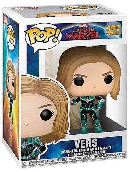 Funko Pop! Marvel Captain Marvel (427) Vers Vinyl Figur 9cm Sammlerstatue