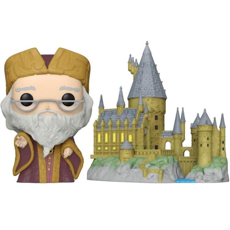 Funko Pop! Town Harry Potter (27) Albus Dumbledore mit Hogwarts Vinylfigur