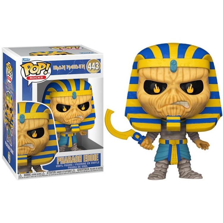 Funko Pop! Rocks - Iron Maiden (443) Pharaoh Eddie Vinylfigur 9 cm Sammlerstück