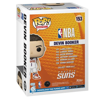 Funko Pop ! Basketball Suns Nba - Devin Booker (153) Vinyl-Figur Phoenix Db1