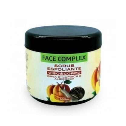 Face Complex Scrub Esfoliante Viso e Corpo Bava Di Lumaca e Albicocca - 500ml
