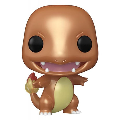 Funko Pop! Games Pokemon - (455) Charmander Sg Vinyl Figure 9cm (Metallic) Exm