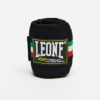 Leone Polsiera per sollevamento pesi AB706 Tricolore Italia