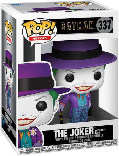 Funko Pop ! Heroes Batman 1989 - The Joker (337) Figure Vinyl 9Cm Jack Nicholson