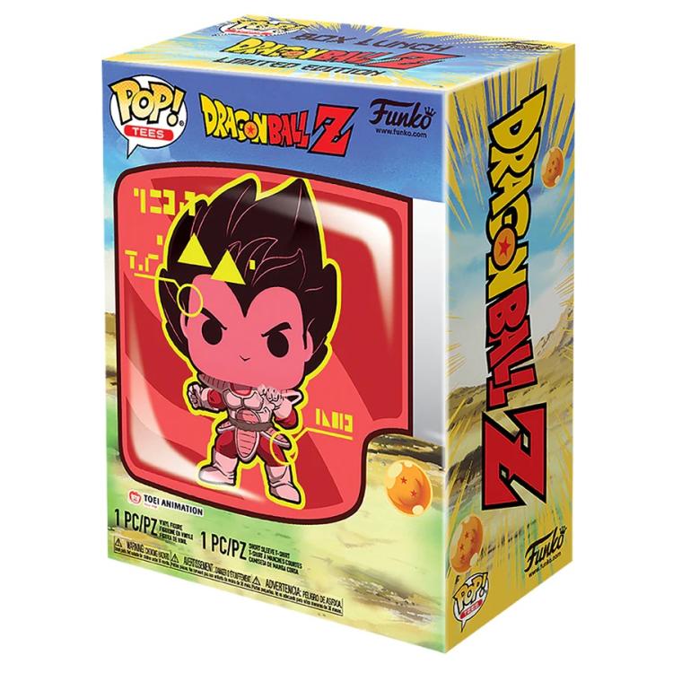 Funko Pop! & Tee Animation Dragon Ball Z Vegeta Vinyl Figur 9cm Funko+T-Shirt