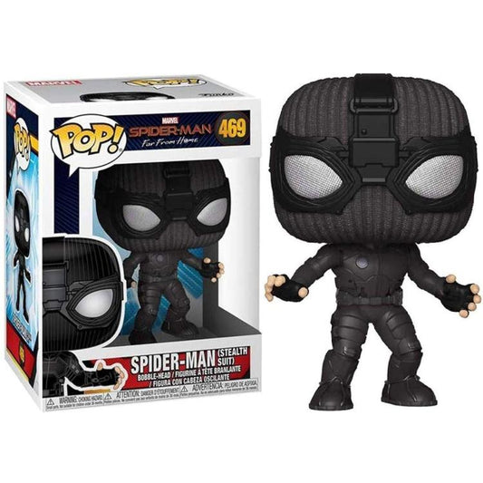 Funko Pop! Marvel Spider-Man Far From Home (469) Spider-Man Stealth Suit Figur