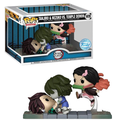 Funko Pop! Animation Demon Slayer – (1419) Tanjiro & Nezuko vs. Tempeldämon