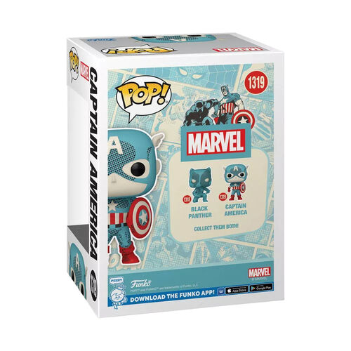 Funko Pop! Marvel Retro Imagined 100th – (1319) Captain America Special Edition