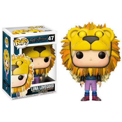 Funko Pop! Harry Potter – (47) Luna Lovegood mit Löwenkopf Vinylfigur 9 cm