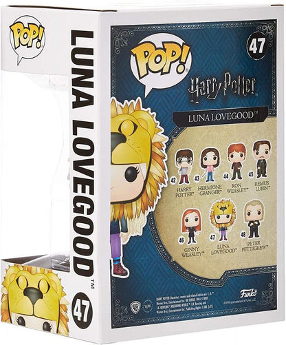 Funko Pop! Harry Potter – (47) Luna Lovegood mit Löwenkopf Vinylfigur 9 cm