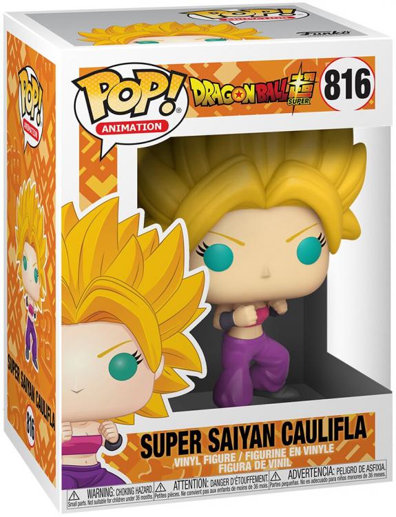 Funko Pop Dragon Ball Super 816 Super Saiyajin Caulifla Vinyl-Actionfigur