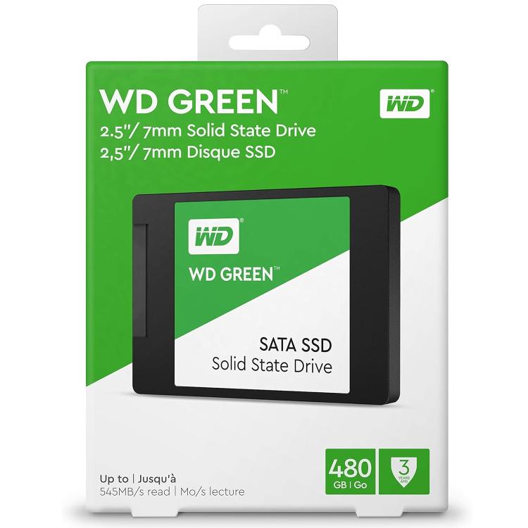 Wd Green Ssd 2.5" 480Gb Sata 6Gb/S Western Digital Wds480G2G0A Hdd Pc Portatile