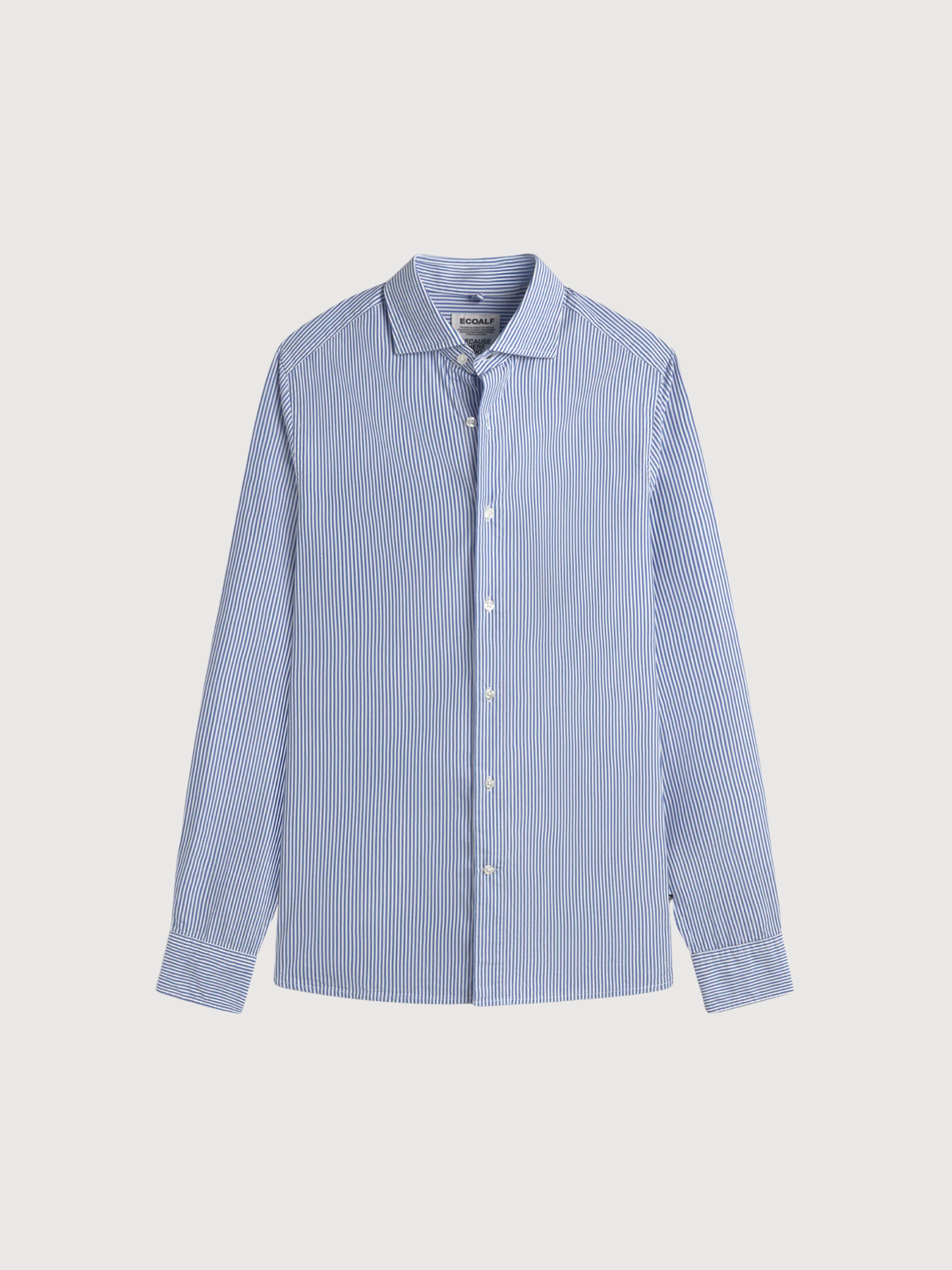 ALFREDO SHIRT MAN WHITE Pacific Blue | ECOALF