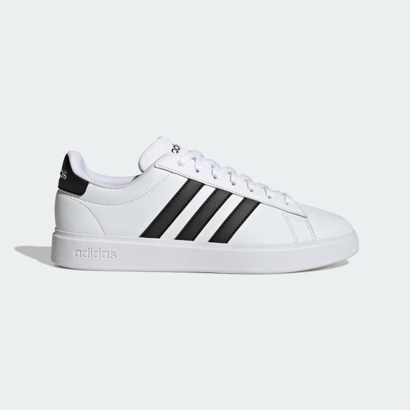 Adidas scarpa sneakers da uomo Grand Court 2.0 GW9195 bianco-nero