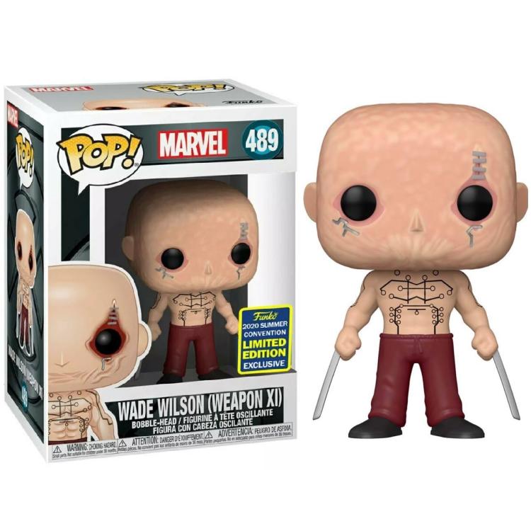 Funko Pop! Marvel - (489) Wade Wilson (Weapon Xi) Limited Edition Deadpool 9cm