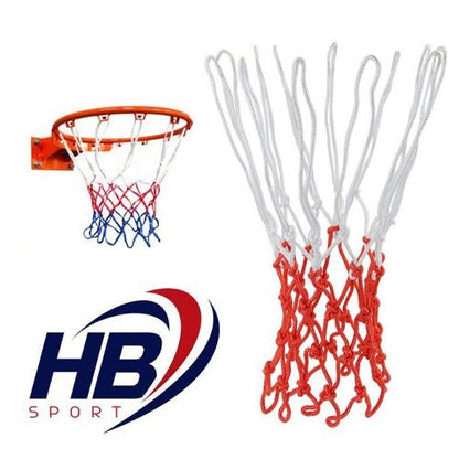 Basketballnetz Nylon Regulär Ø 45Cm/46Cm/48Cm 18" Zweifarbig