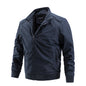 Men's spring and autumn jacket with pockets