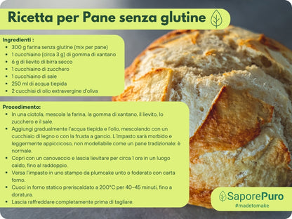 Gomma di Xantano - E415 -  Confezionato in Italia